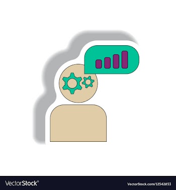 Business and finance management thinking vector image