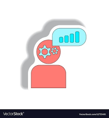 Business and finance management thinking vector image