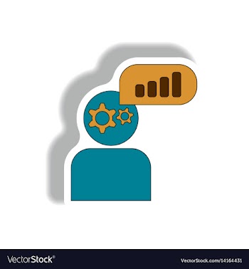 Business and finance management thinking vector image