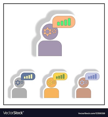 Business and finance management thinking vector image