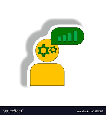 Business and finance management thinking vector image