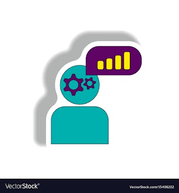 Business and finance management thinking vector image