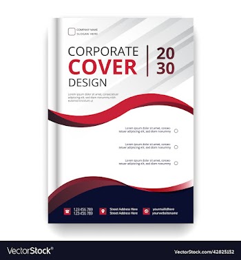 business annual report cover page design