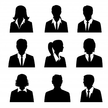Business avatars set Free Vector