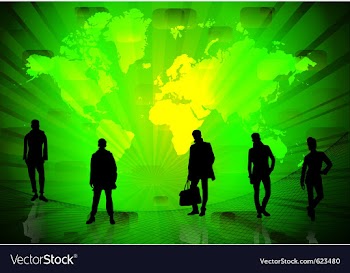 Business background vector image