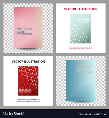 Business brochure flyer banner design template vector image