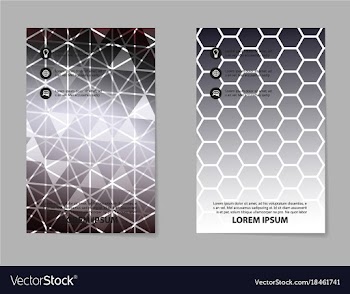 Business brochure flyer design a4 template vector image