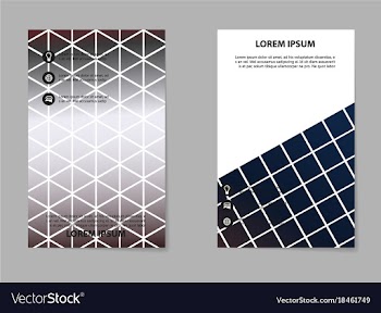 Business brochure flyer design a4 template vector image