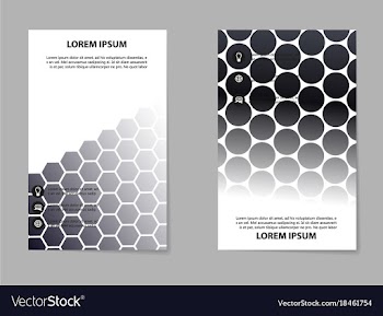 Business brochure flyer design a4 template vector image