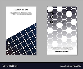 Business brochure flyer design a4 template vector image