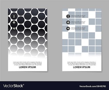 Business brochure flyer design a4 template vector image