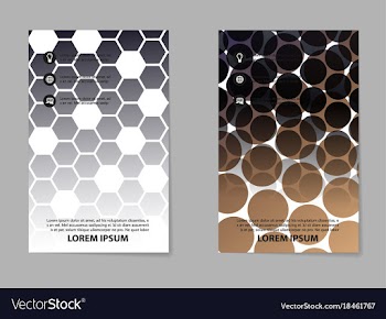 Business brochure flyer design a4 template vector image