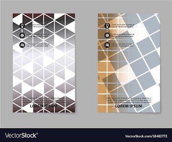 Business brochure flyer design a4 template vector image