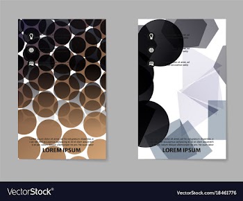 Business brochure flyer design a4 template vector image