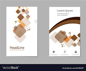 Business brochure flyer design a4 template vector image