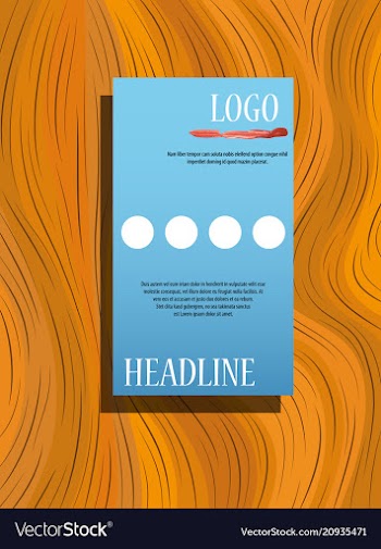 Business brochure flyer design a4 template vector image