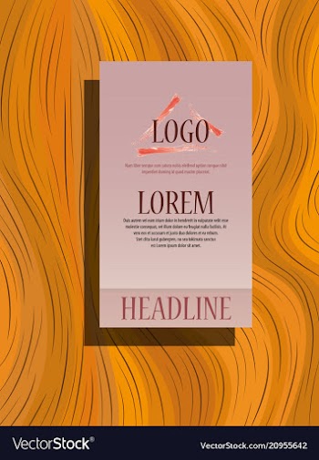 Business brochure flyer design a4 template vector image