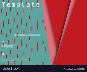 Business brochure flyer design a4 template vector image