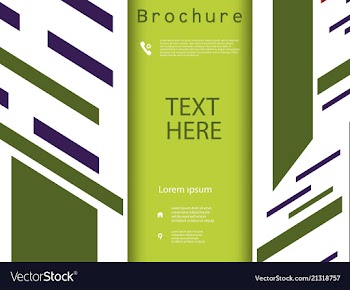 Business brochure flyer design a4 template vector image