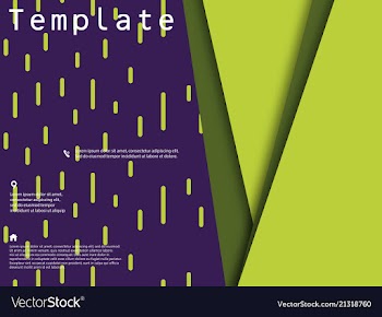 Business brochure flyer design a4 template vector image