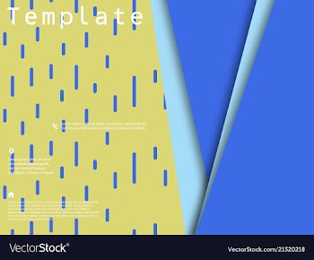 Business brochure flyer design a4 template vector image