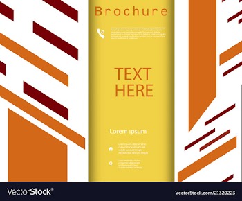 Business brochure flyer design a4 template vector image