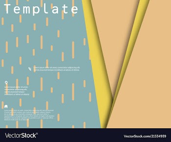 Business brochure flyer design a4 template vector image