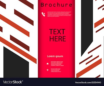Business brochure flyer design a4 template vector image