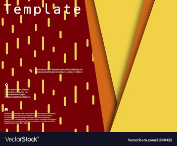 Business brochure flyer design a4 template vector image