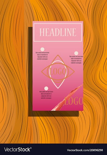Business brochure flyer design layout template in vector image