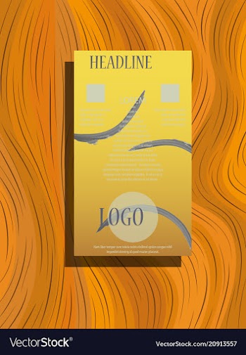 Business brochure flyer design layout template in vector image