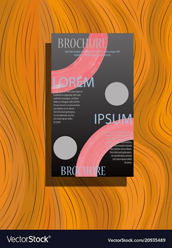 Business brochure flyer design layout template in vector image