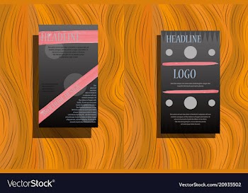 Business brochure flyer design layout template in vector image