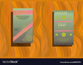 Business brochure flyer design layout template in vector image
