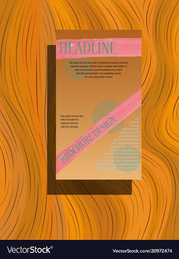 Business brochure flyer design layout template in vector image
