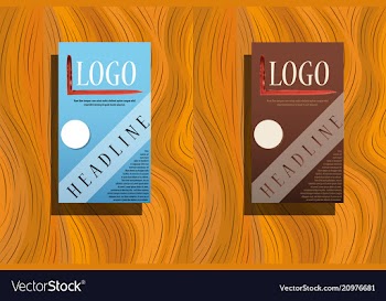 Business brochure flyer design layout template in vector image