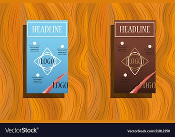Business brochure flyer design layout template in vector image