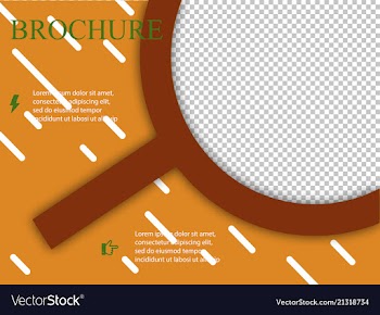 Business brochure flyer design layout template in vector image