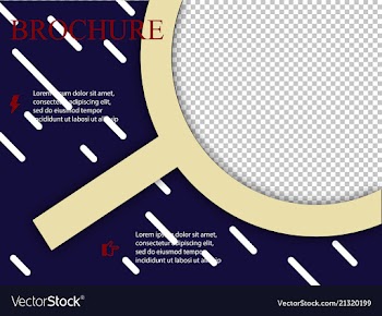 Business brochure flyer design layout template in vector image