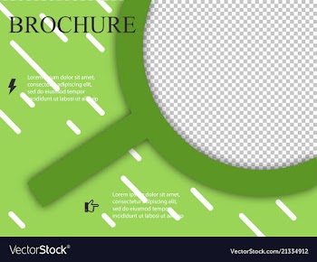 Business brochure flyer design layout template in vector image