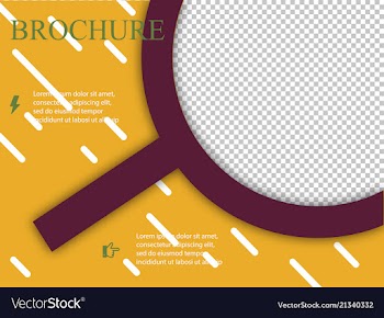 Business brochure flyer design layout template in vector image