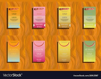 Business brochure template design with square vector image