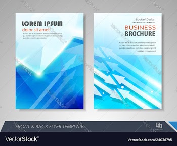 Business brochure vector image