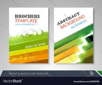 Business brochure vector image