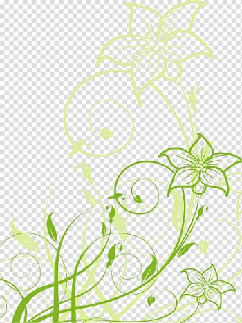 Business card Adobe Illustrator, Green flower pattern transparent background PNG clipart