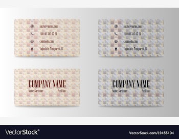 Business card creative visit card vector image