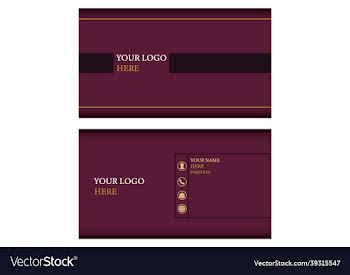 business card design
