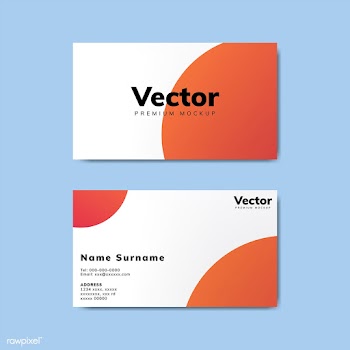 Business card design mockup vector | Free stock vector - 496500