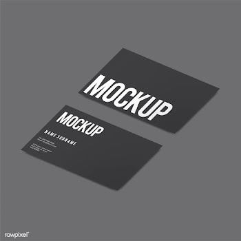 Business card design mockup vector | Free stock vector - 496527
