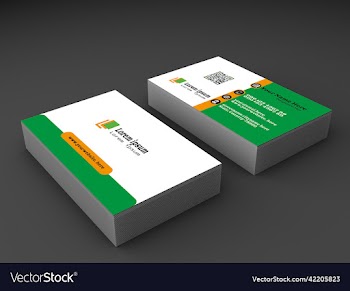 business card design template